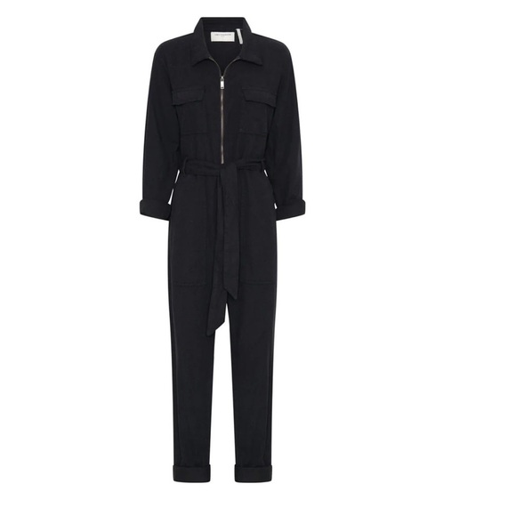 ONE TEASPOON Sz XXS Black Claudia Overalls Jumpsuit Revolve $199 new - Picture 7 of 10